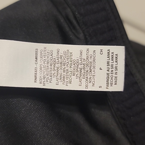 Nike Dry-Fit Sports Bra Women's Small Black Racerback Lined Activewear Swoosh - Picture 5 of 5